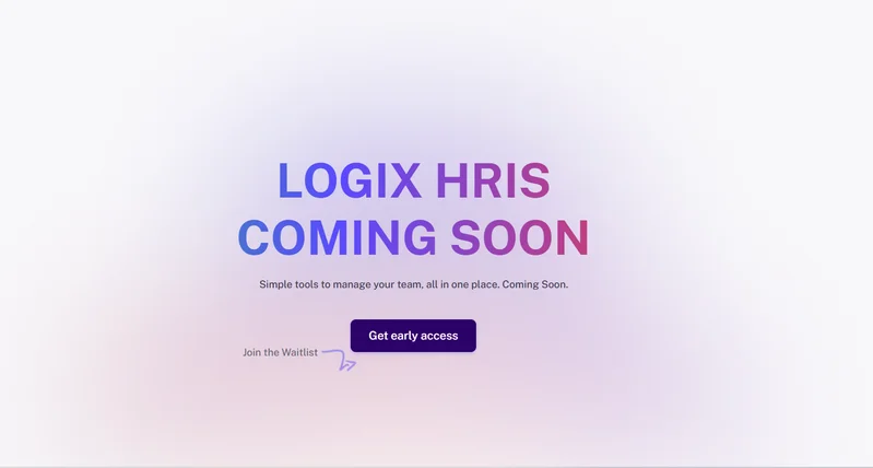 Logix HRIS website screenshot